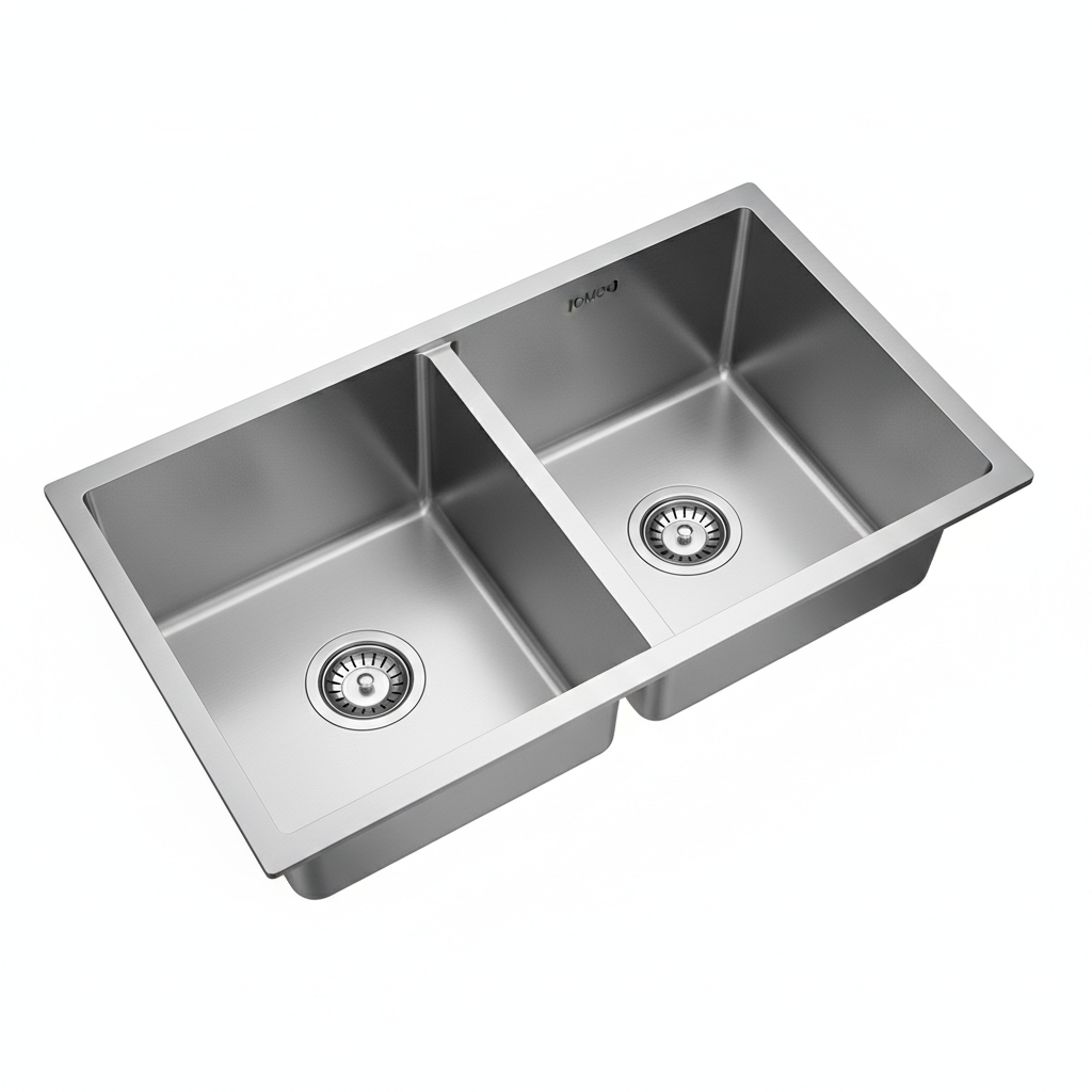 06080-7Z-I011, JOMOO, Stainless Steel Double Tank Sink