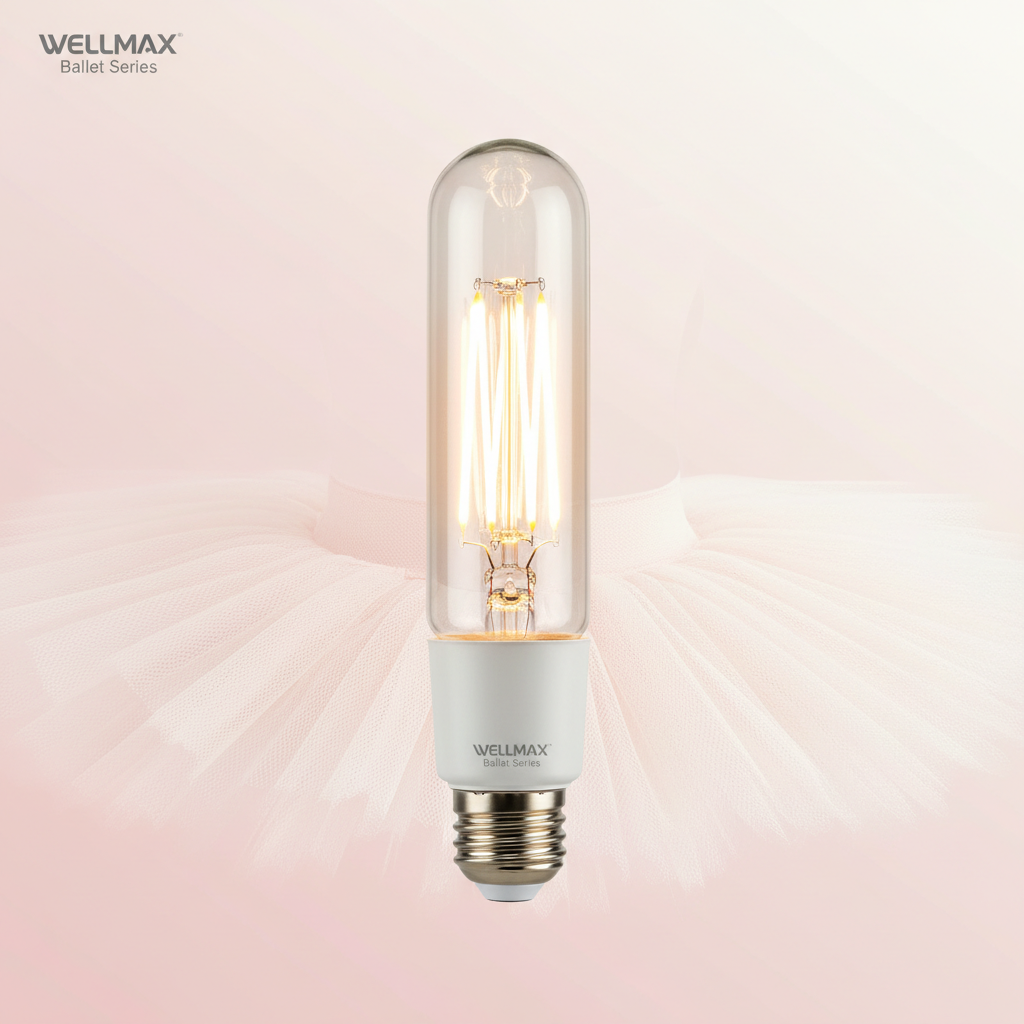 10W WELLMAX Ballet Series LED T Bulb E27/B23