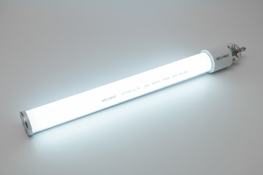 WT-600-12-T8, 12W, IP 20, 600mm, 6500K, WELLMAX, (85V-265V) LED T8 Tube Light